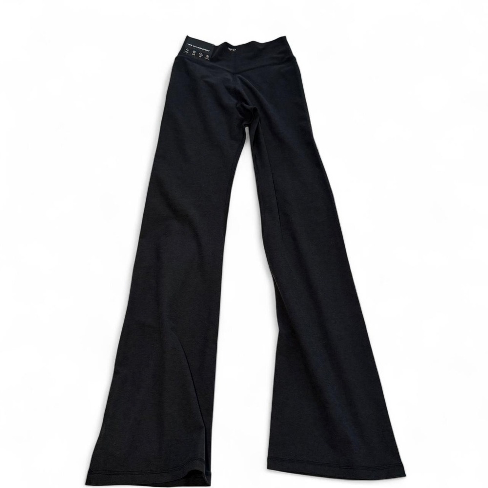 Abercrombie YPB everydaySOFT Flare Leggings S Black NWT High Rise